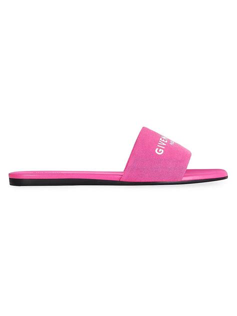 flat pink givenchy sandals|givenchy 4g flat mule sandals.